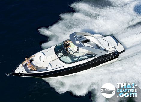 The new high-speed motorboat named Alex is a Monterey 328SS yacht - both cozy and luxury inside and out!