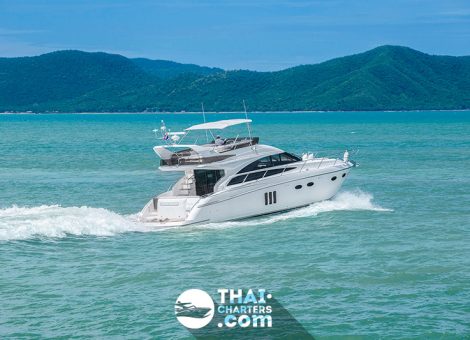 This is an immaculate Princess 54 Flybridge Motor Yacht available now with full options for the tropical climate. 