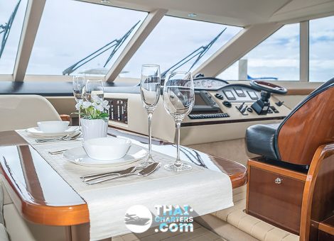 This is an immaculate Princess 54 Flybridge Motor Yacht available now with full options for the tropical climate. 