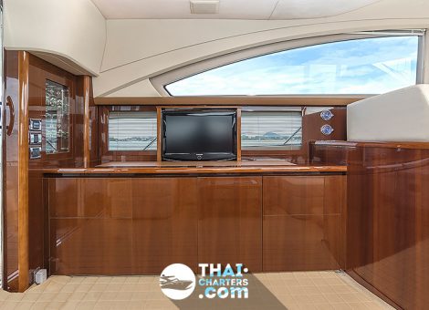 This is an immaculate Princess 54 Flybridge Motor Yacht available now with full options for the tropical climate. 