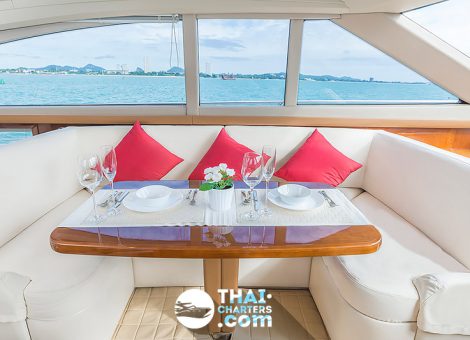 This is an immaculate Princess 54 Flybridge Motor Yacht available now with full options for the tropical climate. 