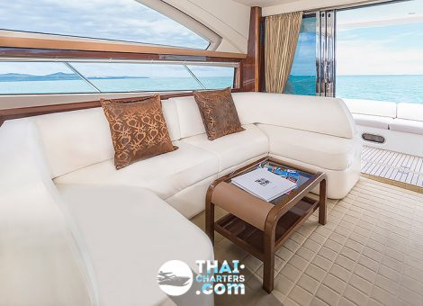 This is an immaculate Princess 54 Flybridge Motor Yacht available now with full options for the tropical climate. 