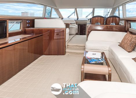 This is an immaculate Princess 54 Flybridge Motor Yacht available now with full options for the tropical climate. 