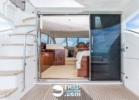 This is an immaculate Princess 54 Flybridge Motor Yacht available now with full options for the tropical climate. 