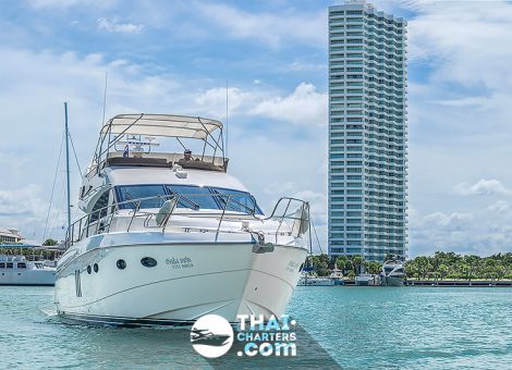 This is an immaculate Princess 54 Flybridge Motor Yacht available now with full options for the tropical climate. 