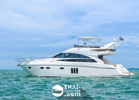 This is an immaculate Princess 54 Flybridge Motor Yacht available now with full options for the tropical climate. 